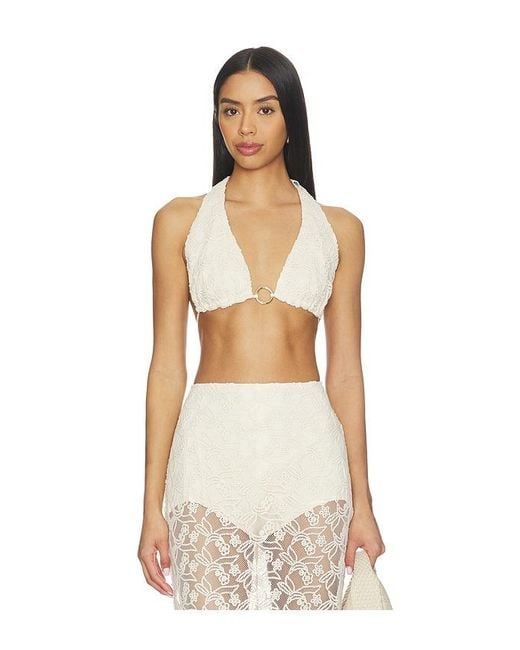 Bardot Natural Venetia Halter Bralette