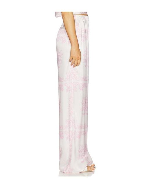 LoveShackFancy White Helia Pant