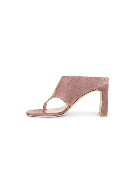 Stuart Weitzman Pink Babette Thong 85 Sandal