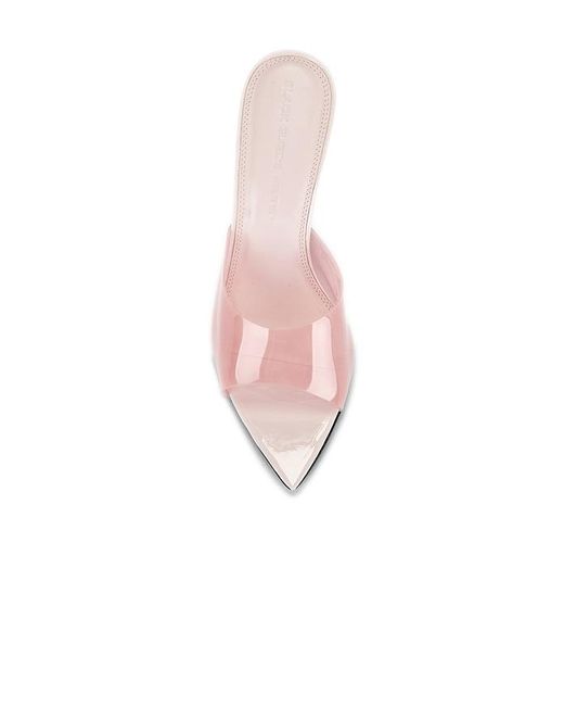 Black Suede Studio Pink Bella Mule