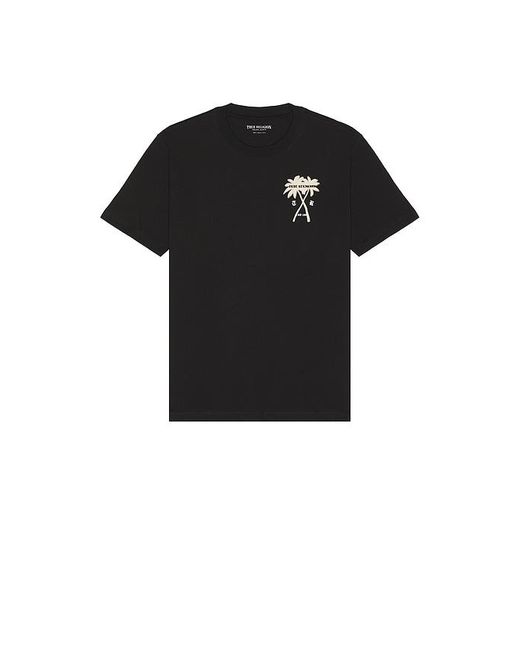 True Religion Black Palm Tree Tee for men