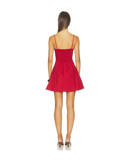 Elodie the Label Red Wylie Mini Dress