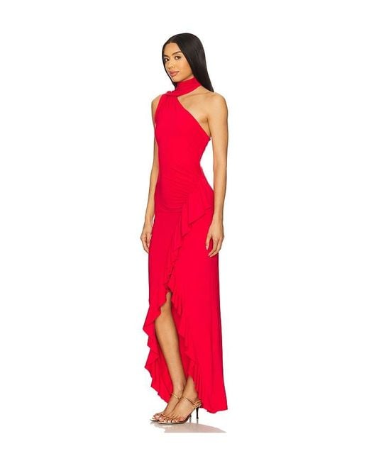 superdown Red Sardina Maxi Dress