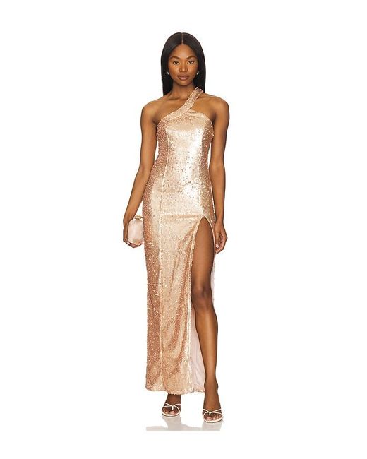 Vestido Billy En Color Cobre Metálico Talla En superdown de color Multicolor
