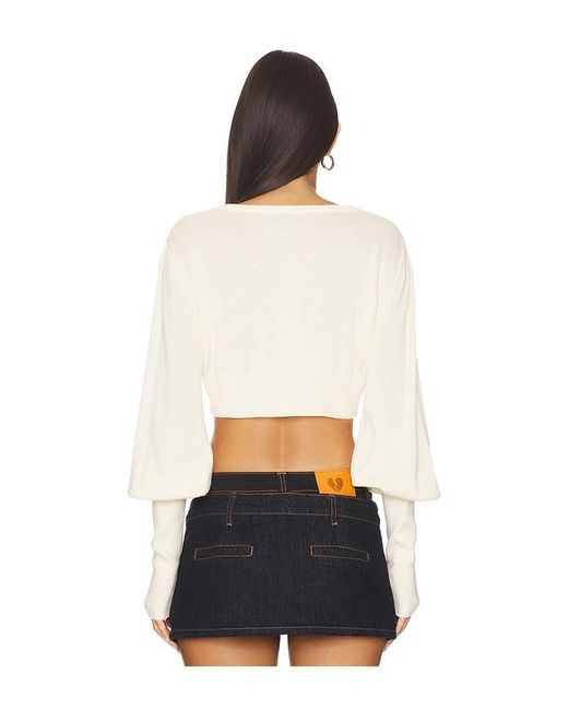 Nii HAI White The Bubble Cardi