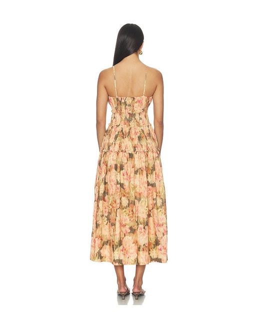 Juillet Metallic Amelia Midi Dress