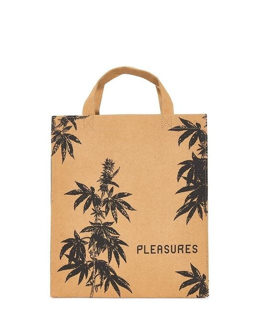 Pleasures Natural Leaf Washable Kraft Bag for men