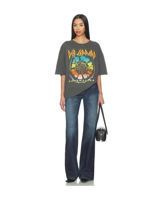 Junk Food Blue Def Leppard The Biggie Tee