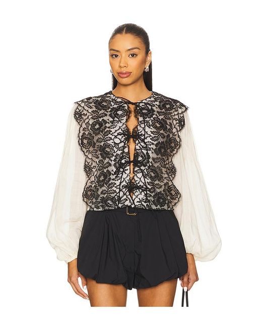 Norabelle Top En Color Crema Talla (También En S, Xl, Xs) Sea de color Black