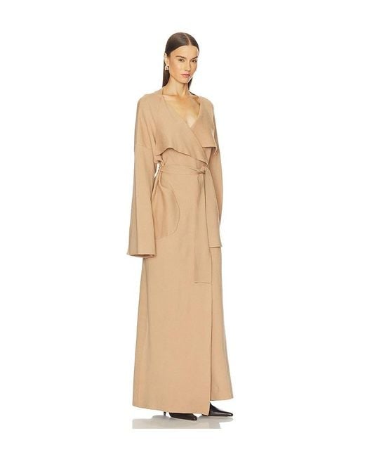 SNDY'S Natural Tia Maxi Cardigan