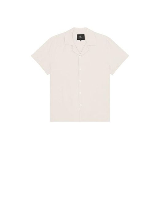 Rails White Amalfi Camp Collared Shirt for men