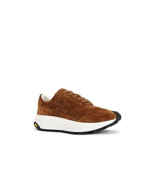 Tory Burch Brown Tory Sneaker