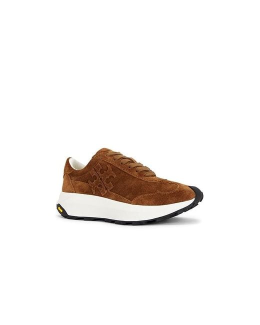 Tory Burch Brown Tory Sneaker
