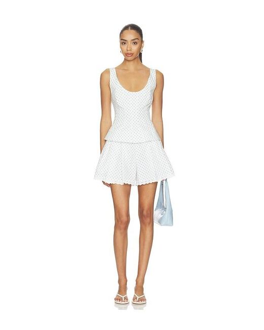 Brielle Sleeveless Top En Color Blanco Talla (También En Xs, S, M, Xl) Caroline Constas de color White