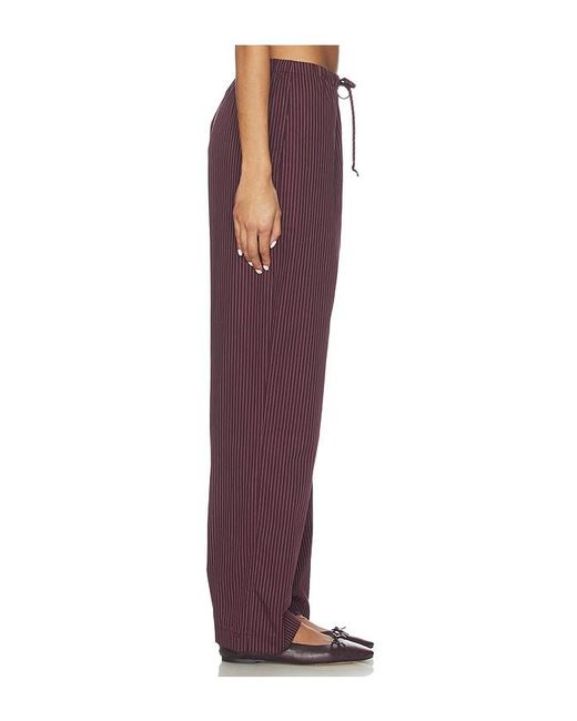 Leset Purple Yoshi Stripe Classic Tie Pant