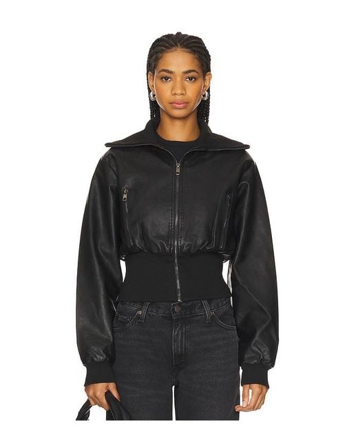 Lioness Black Westwood Crop Jacket
