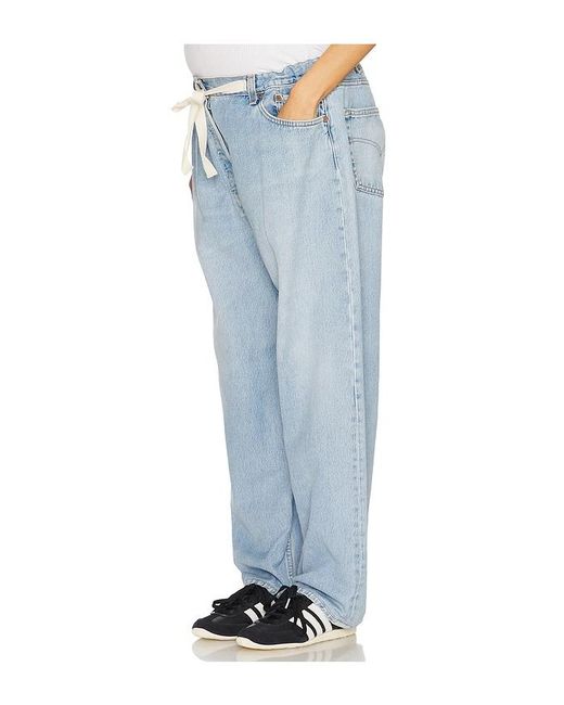 DROIT DRAWSTRING MATERNITY en Blue aligrace