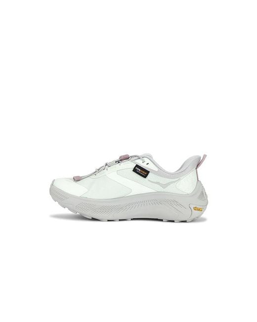 Hoka One One White Transport 2 Sneaker
