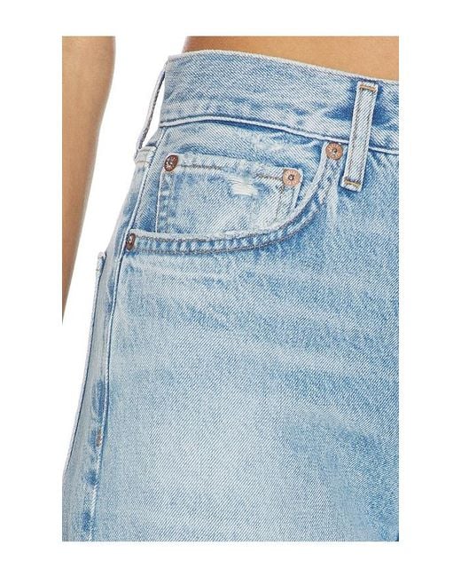 Agolde Blue 90's Mid Rise Loose Jeans