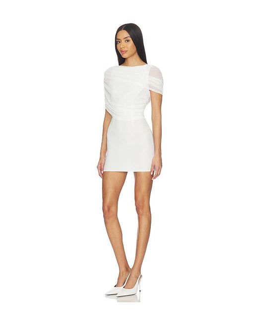superdown White Bailey Mini Dress