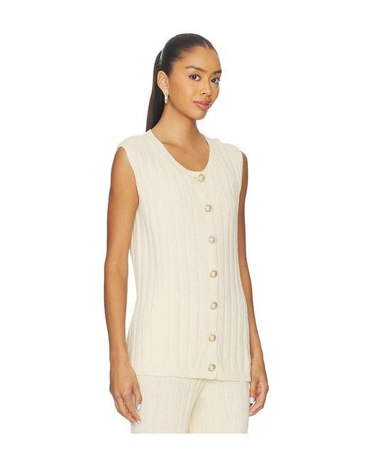 SNDY'S Natural Baha Ribbed Top