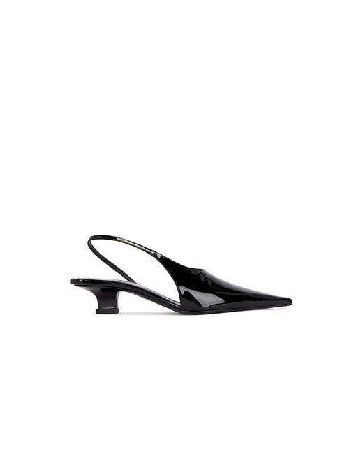 LUCASHEVA Black Aurora Slingback Pump