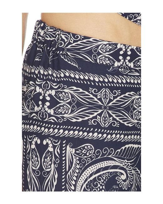 Amanda Uprichard Blue Arielle Pants