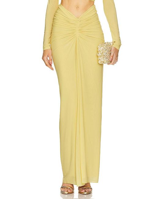 Ronny Kobo Yellow Chase Skirt