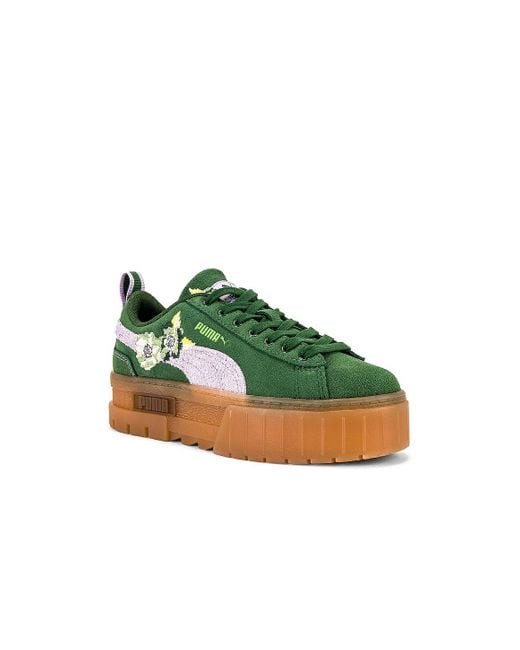 PUMA Mayze Liberty Sneaker in Green Lyst
