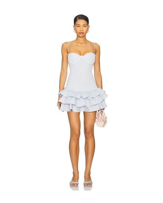 MAJORELLE White Keegan Mini Dress