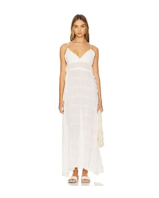 SNDY'S White La Louisiane Maxi Dress