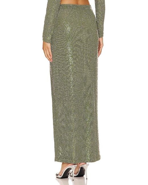 Camila Coelho Green Martin Maxi Skirt