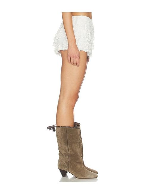 Tularosa White Jules Lace Skort