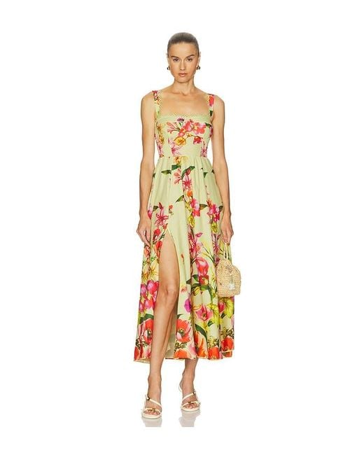 Charo Ruiz Metallic Maui Long Dress