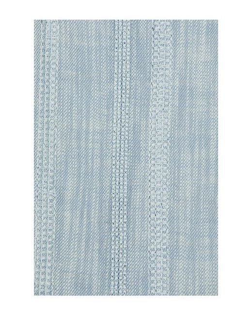 Marine Layer Blue Classic Stretch Selvage Shirt for men