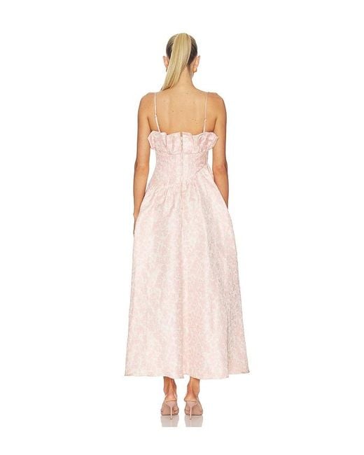 Elliatt Multicolor Floralie Strapless Gown