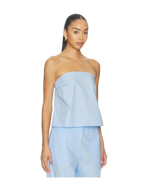 Samsøe & Samsøe Blue Saclover Top