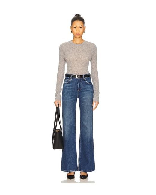 Citizens of Humanity Blue Alessia Crewneck Sweater