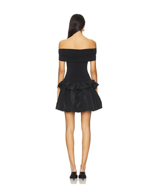 Anna October Black Lourdes Mini Dress