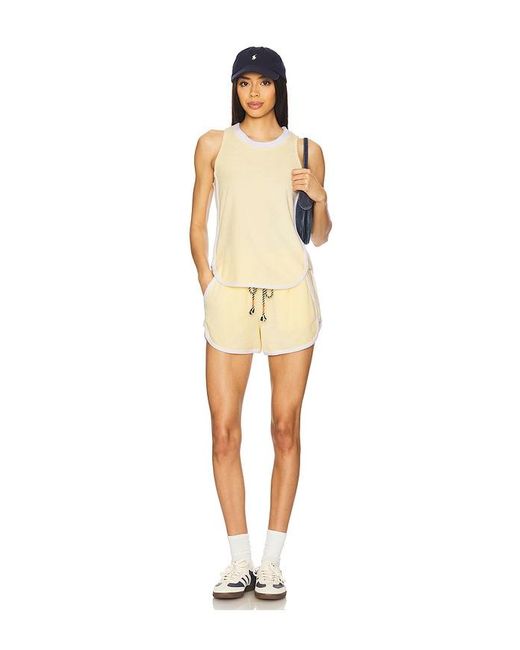 Sundry Natural Loop Terry Tank Top