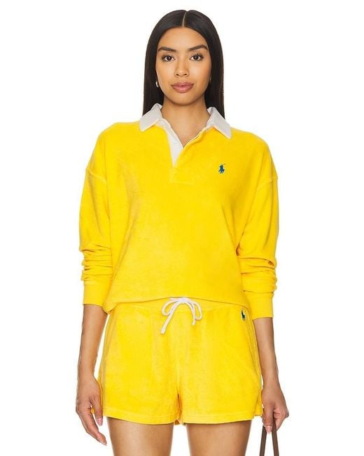 Polo Ralph Lauren Yellow Rugby Top