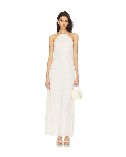 MORE TO COME White Michelle Maxi Dress