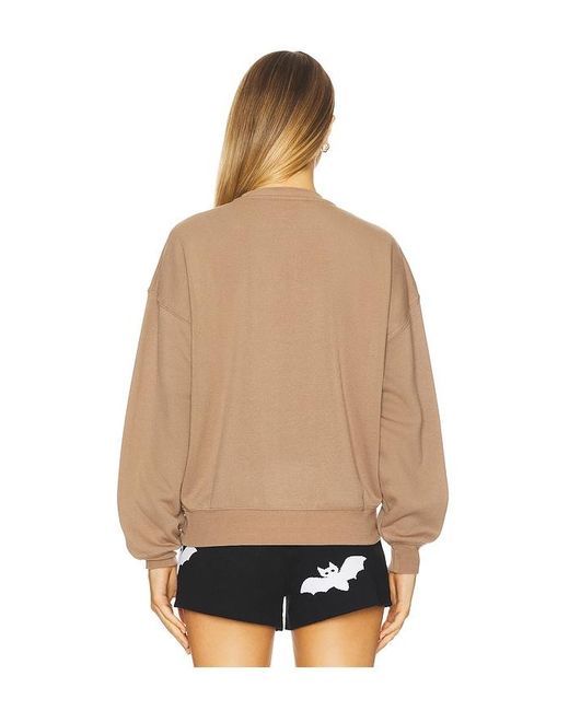 Beach Riot Natural Devyn Oversized Sweatshirt
