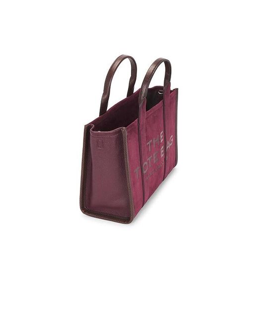Marc Jacobs Purple The Suede Medium Tote Bag
