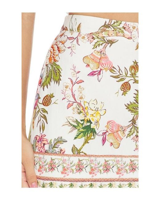 Hemant & Nandita White Mini Skirt
