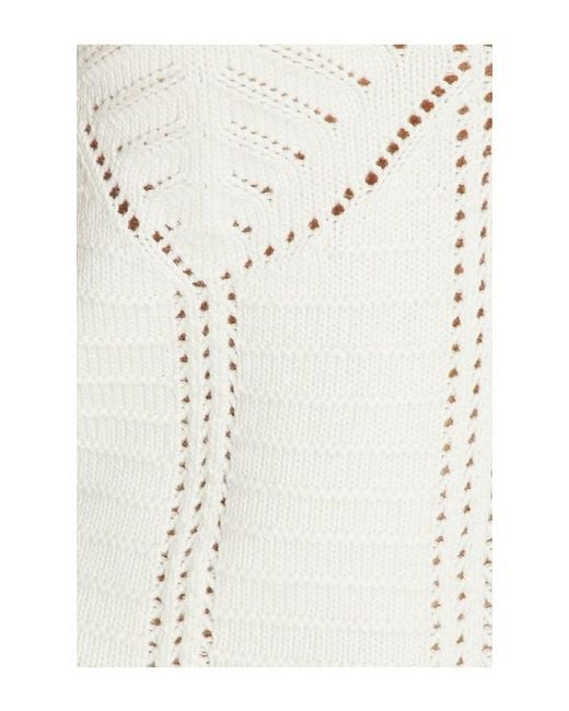 SABLYN White Thea Scoop Neck Tank