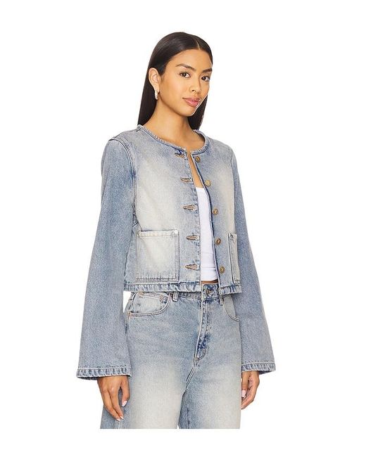 A.Brand Blue Caitlin Denim Jacket