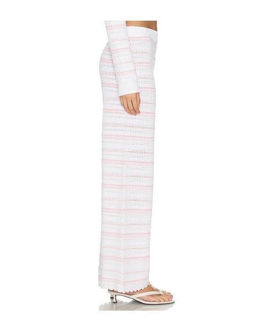 LoveShackFancy White Clarabeth Pants
