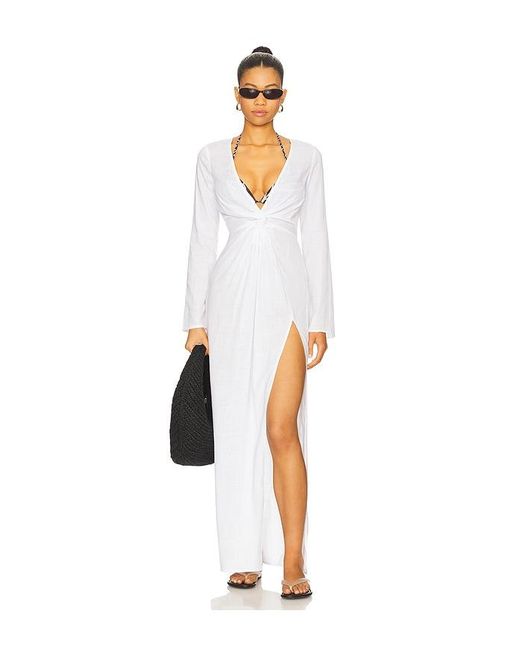Tularosa White Gianna Maxi Dress