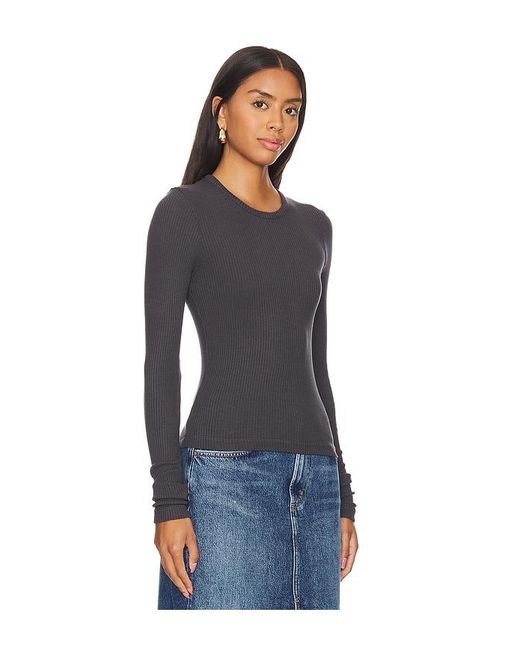 Agolde Blue Alma Shrunken Tee